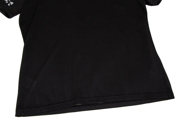 ジャンポールゴルチエ オムJean Paul GAULTIER HOMME 袖オパールレースデザインTシャツ 黒48 K-116497_005