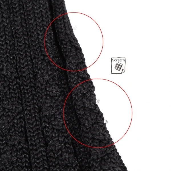 ジャンポールゴルチエ オムJean Paul GAULTIER HOMME ナイロンシャイニージップアップリブニット 黒48 K-116498_011