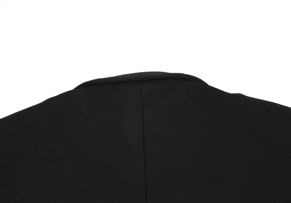 コムデギャルソン オムプリュスCOMME des GARCONS HOMME PLUS エステル裁ち切りスナップボタンジャケット 黒XS K-116529_014