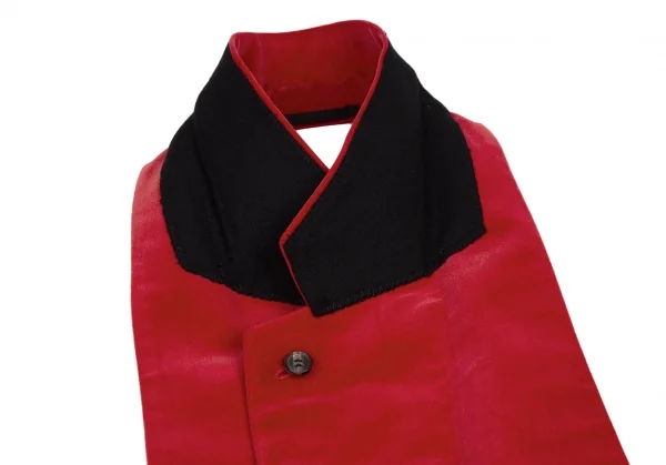 コムデギャルソン オムプリュスCOMME des GARCONS HOMME PLUS ベロア付け襟 赤XS K-116539_003