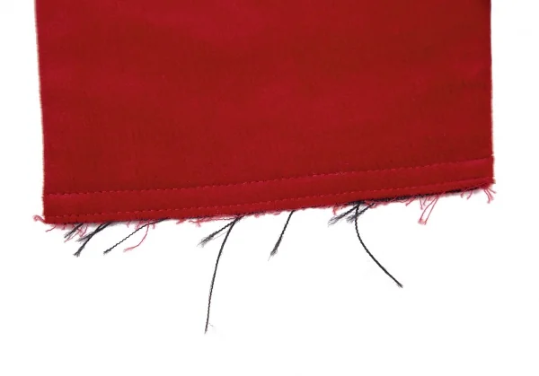 コムデギャルソン オムプリュスCOMME des GARCONS HOMME PLUS ベロア付け襟 赤XS K-116539_006