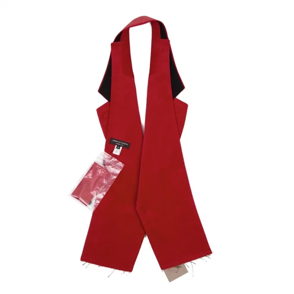 コムデギャルソン オムプリュスCOMME des GARCONS HOMME PLUS ベロア付け襟 赤XS K-116539_008