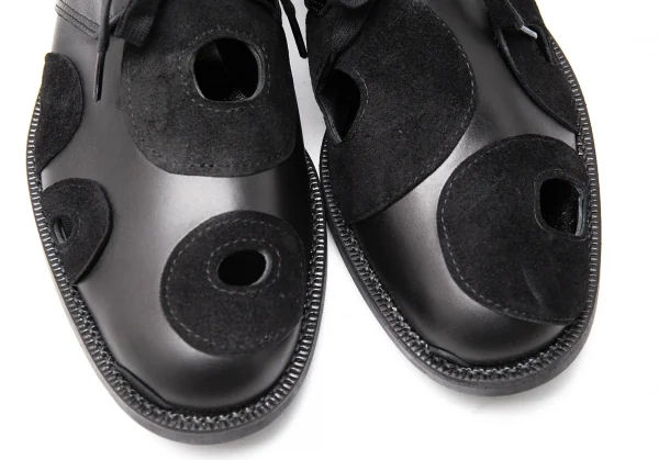 COMME des GARCONS HOMME PLUS Holy Cutting Leather Shoes K-116540_005