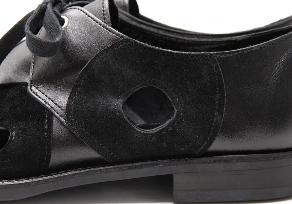 COMME des GARCONS HOMME PLUS Holy Cutting Leather Shoes K-116540_007