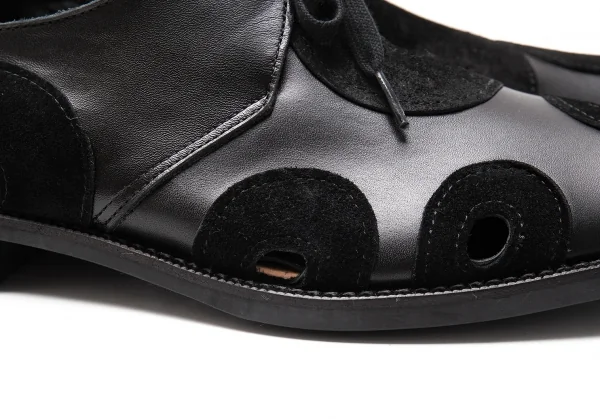 COMME des GARCONS HOMME PLUS Holy Cutting Leather Shoes K-116540_008