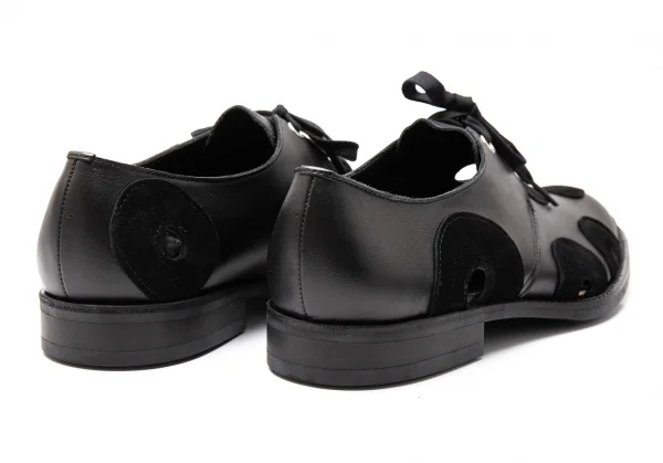 COMME des GARCONS HOMME PLUS Holy Cutting Leather Shoes K-116540_009