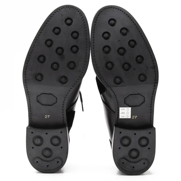 COMME des GARCONS HOMME PLUS Holy Cutting Leather Shoes K-116540_013