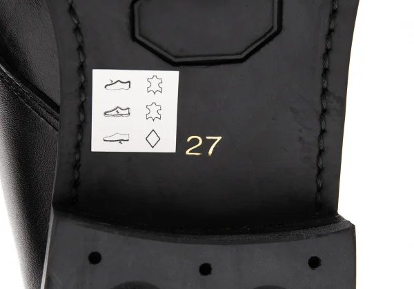 COMME des GARCONS HOMME PLUS Holy Cutting Leather Shoes K-116540_014