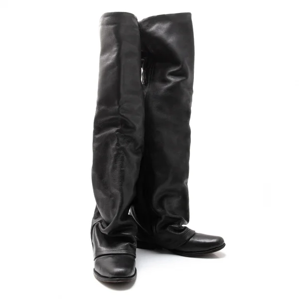 zucca Gather Knee High Boots Black US About 7 K-116550_001