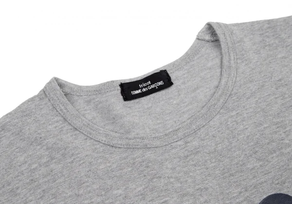 トリココムデギャルソンtricot COMME des GARCONS ラバードットプリントTシャツ グレーM位 K-116556_004