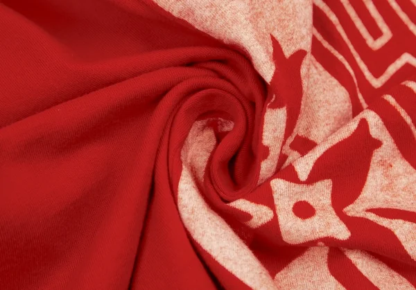 トリココムデギャルソンtricot COMME des GARCONS ネイティブ柄抜染タンクトップ 赤M位 K-116559_013