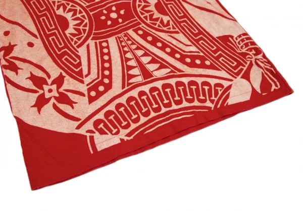 トリココムデギャルソンtricot COMME des GARCONS ネイティブ柄抜染タンクトップ 赤M位 K-116559_008