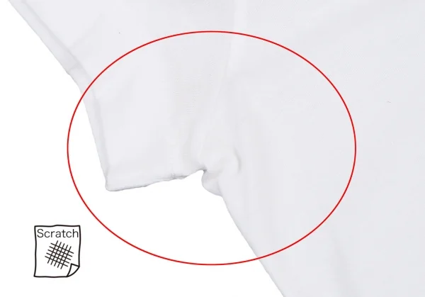 タオ コムデギャルソンtao COMME des GARCONS フロッキーレースプリントTシャツ 白M位 K-116567_003