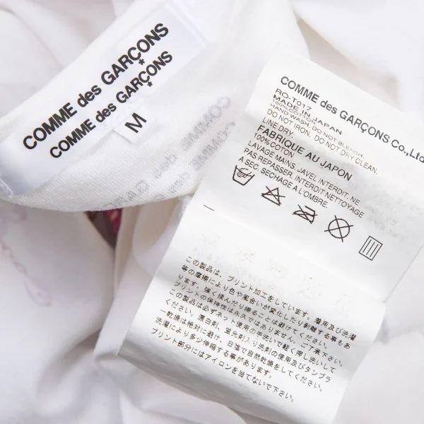 コムコム コムデギャルソンCOMME des GARCONSジュエリープリントT