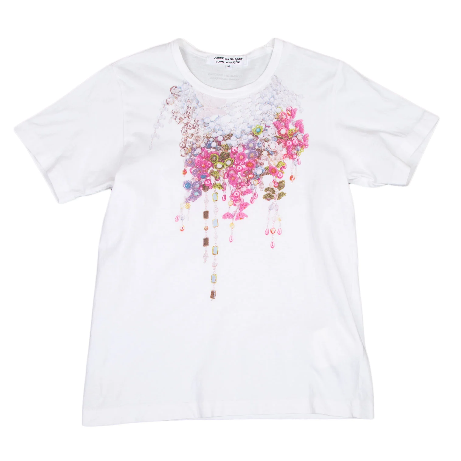 COMME des GARCONS ジュエリープリント Tシャツ XS コムコム コムデギャルソンCOMME des GARCONSジュエリープリントT