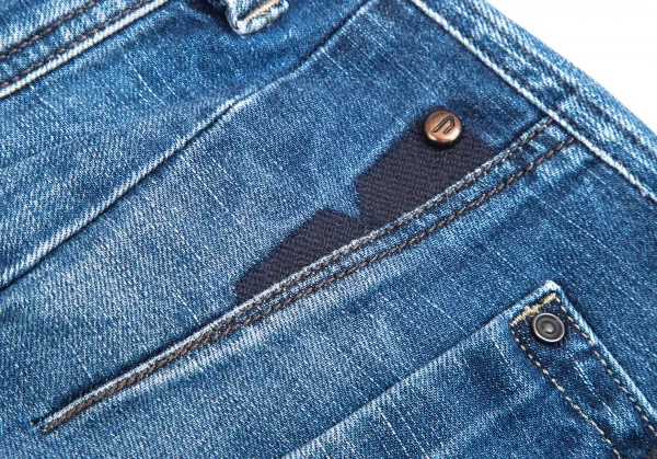 ディーゼルDIESEL DARRON 008SV ダメージ加工デニムパンツ ブルー33 K-116570_013