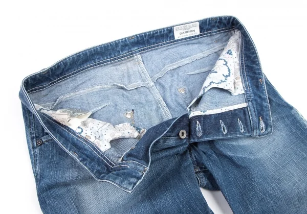 ディーゼルDIESEL DARRON 008SV ダメージ加工デニムパンツ ブルー33 K-116570_006