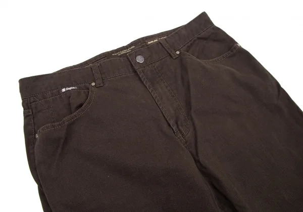 ゼニアスポーツZegna Sport カラーデニムパンツ 茶36 K-116572_002