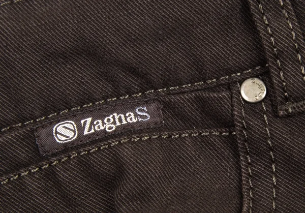 ゼニアスポーツZegna Sport カラーデニムパンツ 茶36 K-116572_004