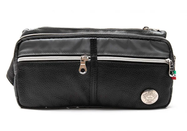 Orobianco Nylon Leather Crossbody Bag K-116581_002
