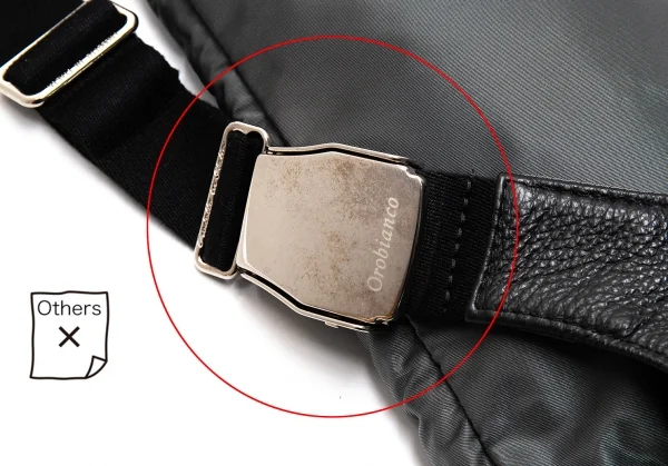 Orobianco Nylon Leather Crossbody Bag K-116581_009