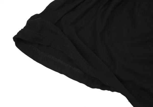 ジャンポールゴルチエ フォー セットプルミエJean Paul GAULTIER FOR SEPT PREMIERES ギャザーレースアップトップス 黒38 K-116582_007