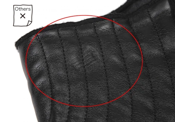 ジャンポールゴルチエ フォー セットプルミエJean Paul GAULTIER FOR SEPT PREMIERES ウエストフェイクレザー切替ドットプリントスカート 黒38 K-116585_004