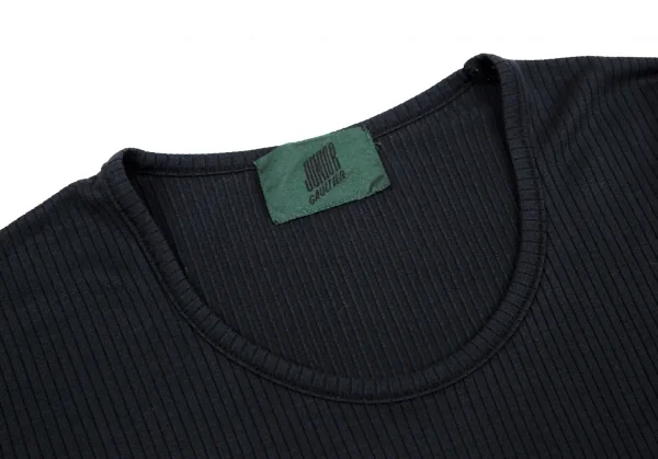 ジュニアゴルチエJUNIOR GAULTIER 裾レースリブカットソー 紺40 K-116586_004