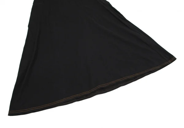 ゴルチエジーンズGAULTIER JEAN'S デニムポケットTシャツワンピース 黒40 K-116591_012