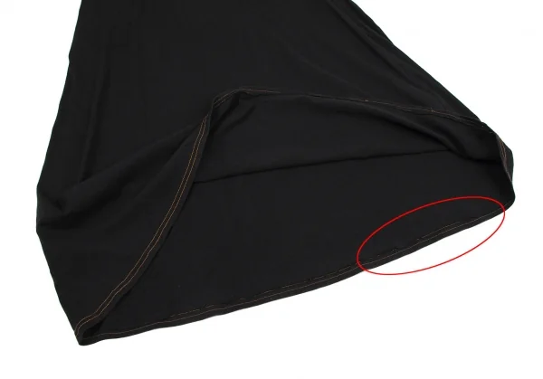 ゴルチエジーンズGAULTIER JEAN'S デニムポケットTシャツワンピース 黒40 K-116591_013