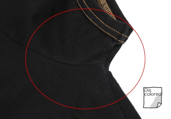 ゴルチエジーンズGAULTIER JEAN'S デニムポケットTシャツワンピース 黒40 K-116591_008