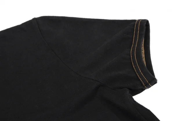 ゴルチエジーンズGAULTIER JEAN'S デニムポケットTシャツワンピース 黒40 K-116591_009