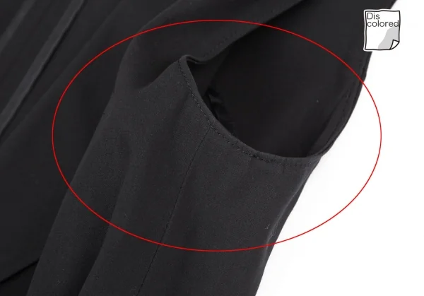 ジャンポールゴルチエ クラシックJean Paul GAULTIER CLASSIQUE コットンノースリーブベルテッドジャケット 黒40 K-116594_006