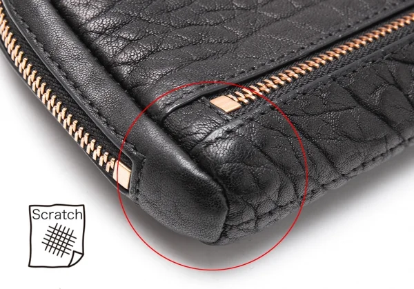 アレキサンダーワンALEXANDER WANG ストラップレザーマルチポーチ 黒 K-116626_008