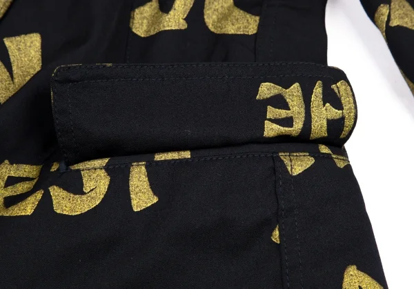 コムデギャルソンオムプリュスCOMME des GARCONS HOMME PLUS ラメプリント１Bウールギャバジャケット 紺金S K-116648_011