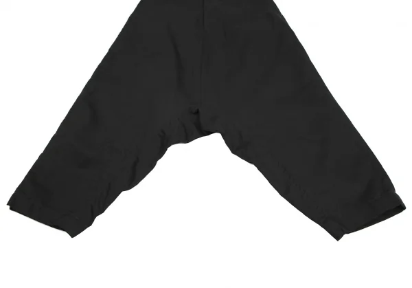 ブラックコムデギャルソンBLACK COMME des GARCONS コットンリネンサルエルパンツ 黒XS K-116650_006
