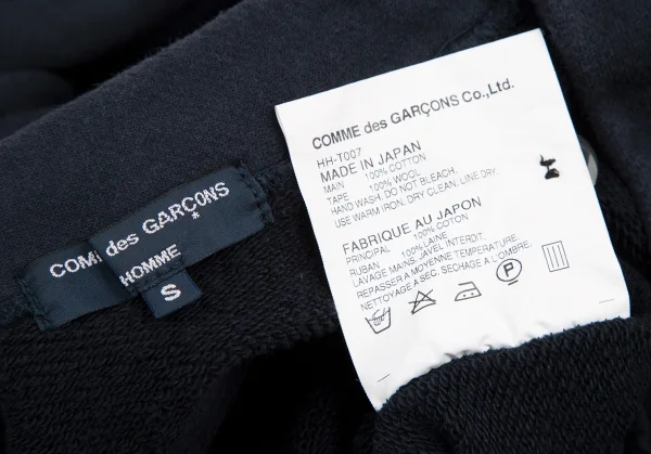 COMME des GARCONS HOMME Wool Fulling Line Sweat Cardigan K-116658_015