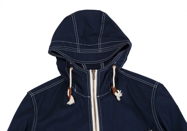 アイ ジュンヤワタナベ マン コムデギャルソンeYe JUNYA WATANABE MAN COMME des GARCONS ホワイトステッチコットンマウンテンパーカー 紺S K-116666_002