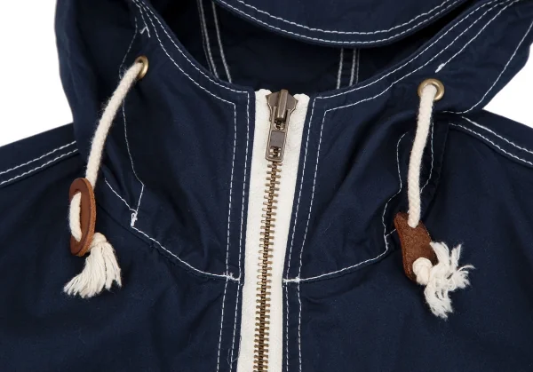 アイ ジュンヤワタナベ マン コムデギャルソンeYe JUNYA WATANABE MAN COMME des GARCONS ホワイトステッチコットンマウンテンパーカー 紺S K-116666_003