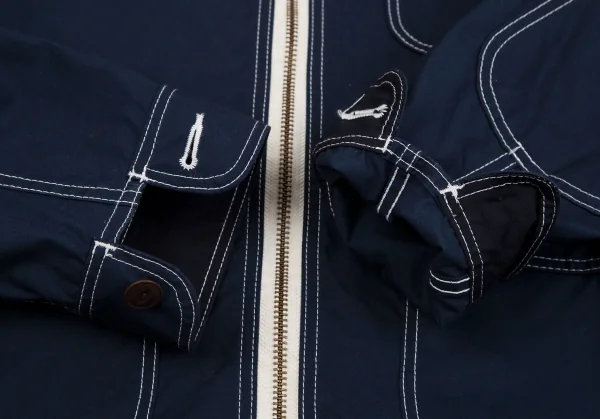 アイ ジュンヤワタナベ マン コムデギャルソンeYe JUNYA WATANABE MAN COMME des GARCONS ホワイトステッチコットンマウンテンパーカー 紺S K-116666_006