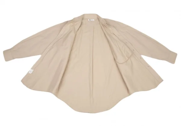 イッセイミヤケISSEY MIYAKEアイムプロダクト im product ドビーストライプシャツ ベージュM K-116686_011