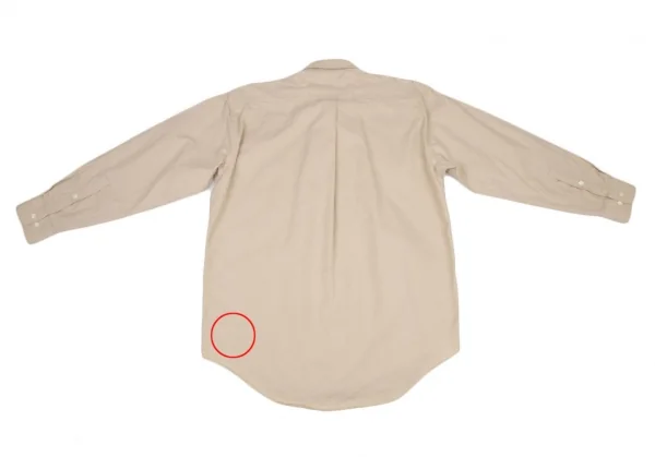 イッセイミヤケISSEY MIYAKEアイムプロダクト im product ドビーストライプシャツ ベージュM K-116686_012