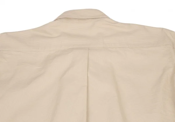 イッセイミヤケISSEY MIYAKEアイムプロダクト im product ドビーストライプシャツ ベージュM K-116686_014