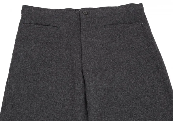 ヨウジヤマモト ノアールYohji Yamamoto NOIR ウールナイロンシャツジャケットセットアップ チャコール3 K-116701_013