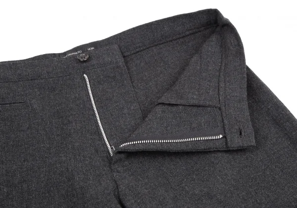 ヨウジヤマモト ノアールYohji Yamamoto NOIR ウールナイロンシャツジャケットセットアップ チャコール3 K-116701_014