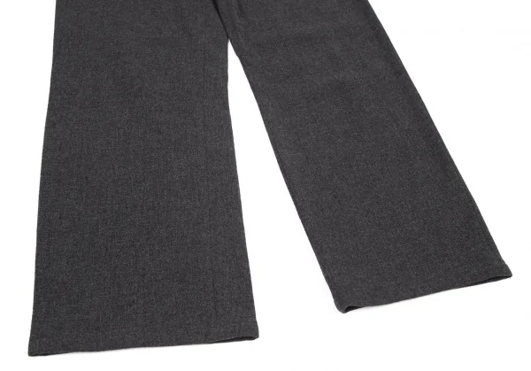 ヨウジヤマモト ノアールYohji Yamamoto NOIR ウールナイロンシャツジャケットセットアップ チャコール3 K-116701_015