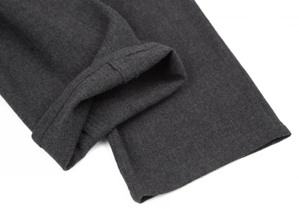 ヨウジヤマモト ノアールYohji Yamamoto NOIR ウールナイロンシャツジャケットセットアップ チャコール3 K-116701_016