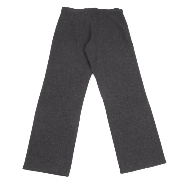 ヨウジヤマモト ノアールYohji Yamamoto NOIR ウールナイロンシャツジャケットセットアップ チャコール3 K-116701_017