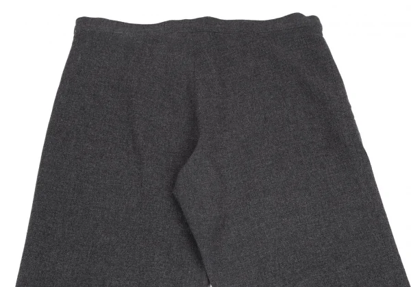 ヨウジヤマモト ノアールYohji Yamamoto NOIR ウールナイロンシャツジャケットセットアップ チャコール3 K-116701_018