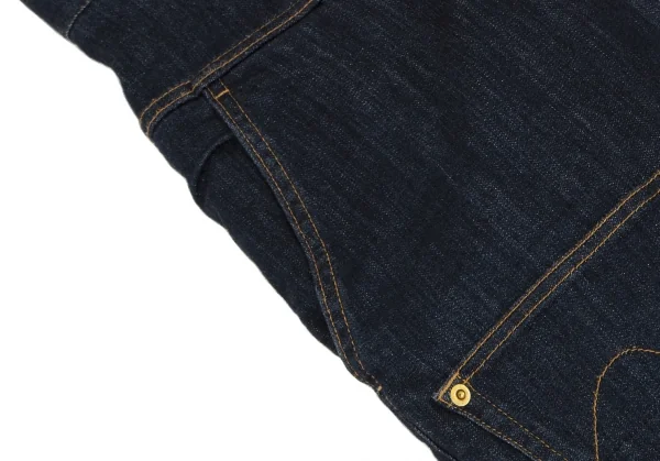メルシーボークーmercibeaucoup フロントポケットデザインストレッチデニムパンツ インディゴ4 K-116721_003